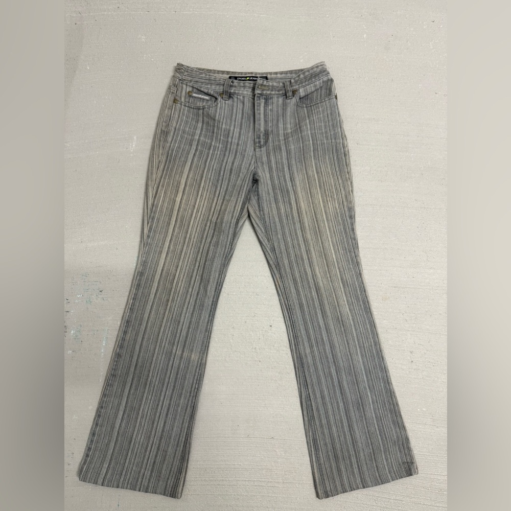 Vintage dkny flared bottom high rise jeans